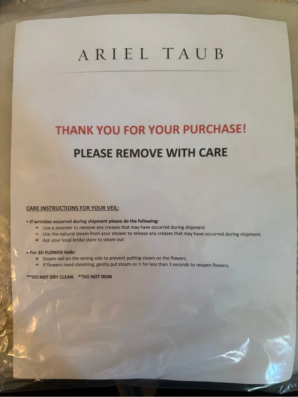 Ariel Taub Delphine Metallic Gold Chantilly Lace Mantilla Veil Chapel Length 90”